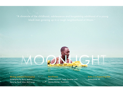 Oscar 2017 - MoonLight moonlight movies oscar2017 posters