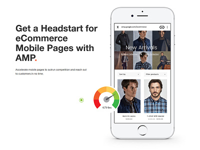 AMP - Landing Page amp android ios mobile mobileapps