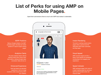 AMP - Landing page landing page mobileapp ui ux web