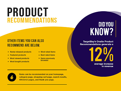 Product Recommendation mobileapp product targetbay uiux