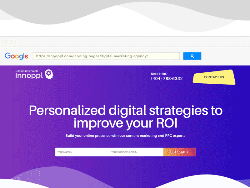 Digital strategy design landingpage uiux web webdesign