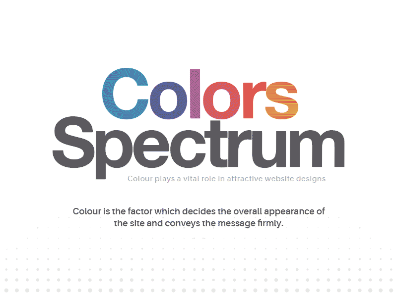 Color Spectrum by Raghu Chandrasekaran on Dribbble