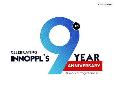 Innoppl - Anniversary adv art design ecommerce ios logo mobileapp poster shopping typography ui ux vector web