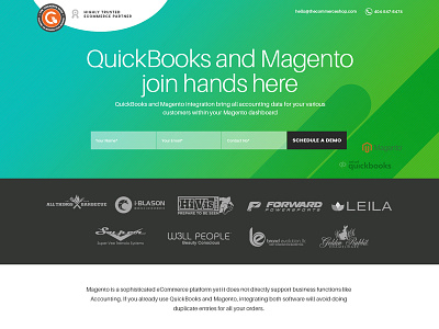 Quickbooks Landing Page