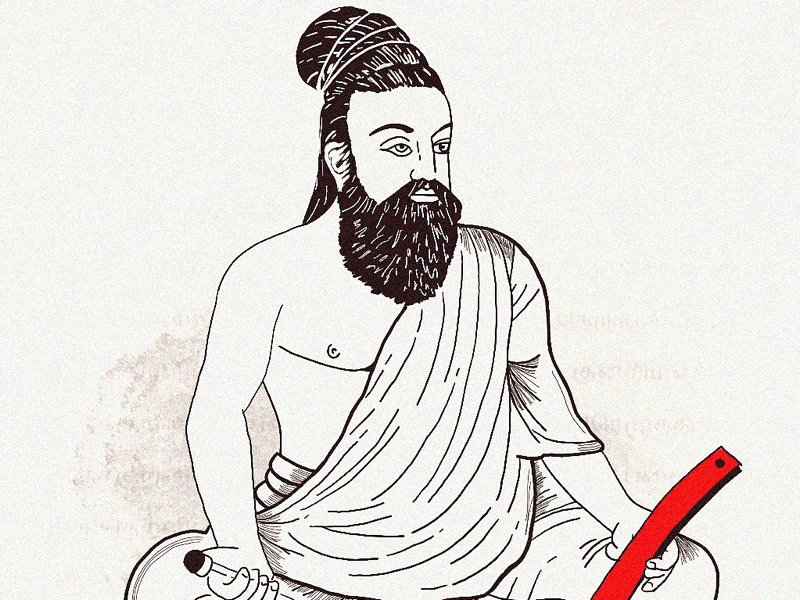 Thiruvalluvar using 1330 Thirukurals by Rajeswari Raja  ArtWantedcom