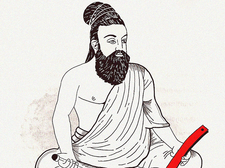 Valluvar Sketch by Raghu Chandrasekaran on Dribbble