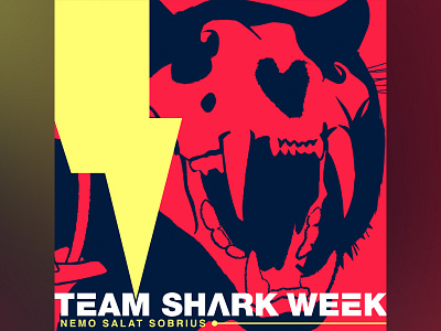 Team Shark Week: Nemo Salat Sobrius album cover album cover graphic design illustration music