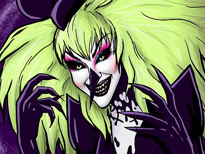 Abhora Illustration (Feb 2018) digital illustration dragula fan art illustration