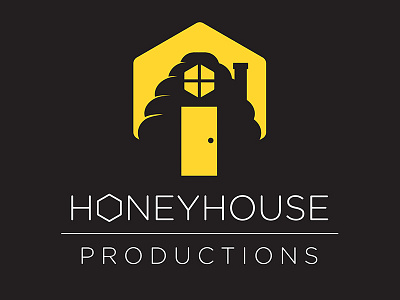 Honeyhouse Productions Logo branding graphic design logo typography