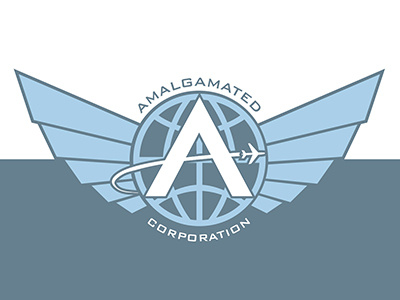 Amalgamated Corporation branding concept identity illustrator logo