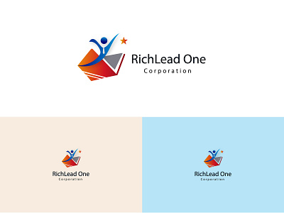 RichLead One logo branding graphic design logo