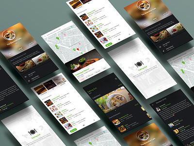 Eating Out - Restaurant App angular app design ionic mobile app design mobile ui pwa
