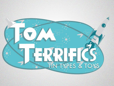 Tom Terrifics Logo art design drawing graphic graphic design illustration logo logotype