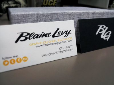 BLG Business Cards branding cards deisgn logo print screen