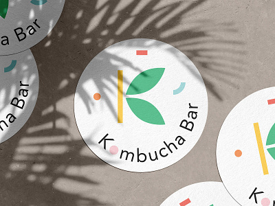 Kombucha Bar adobe berlin branding design healthy identity illustration kombucha logo mockup nature