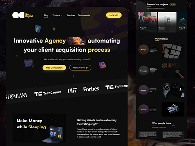 Que Digital - Creative Agency Website Design