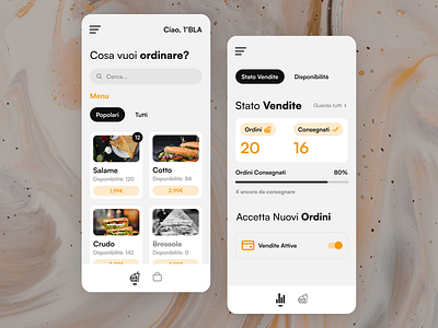 Sandwich Ordering App - Figma Design