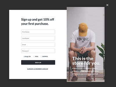 Sign Up daily ui dailyui sign in sign up ui ui challenge