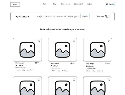 Landing page wireframe branding design deskop landing page logo ui ux website