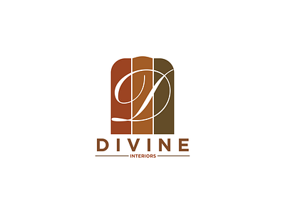 Divine interior Modern minimal logo branding design graphic design logo logo design minimal moder