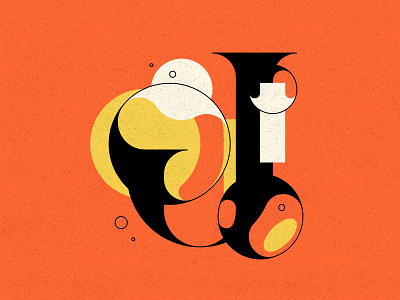J 36days 36daysoftype bubble type bubbles j letters type typography