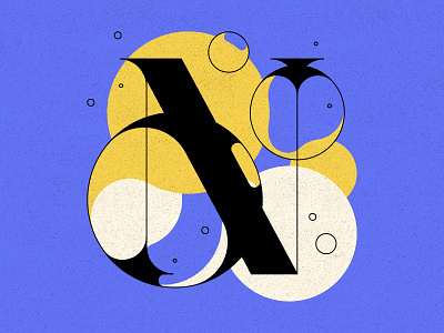 N 36days 36daysoftype bubble type bubbles letters type typography