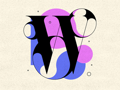 W 36days 36daysoftype bubble type bubbles letters type typography