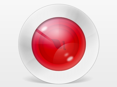 Broadcast Icon broadcast button red