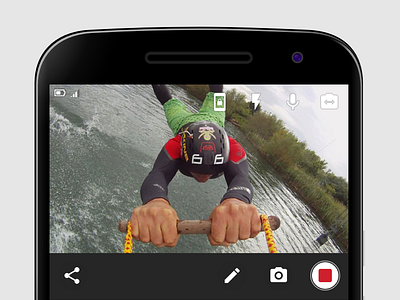 Livestream Android Broadcasting UI android broadcast livestream mobile record video
