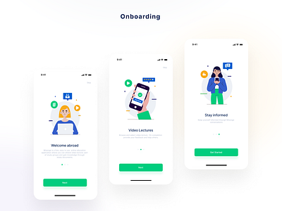 Edtech On-boarding Screens