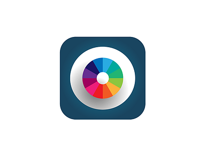 Colors App Icon app colors colourful eye icon