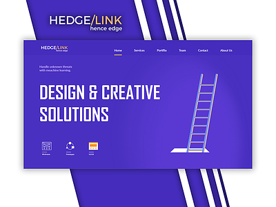 Hedge link Design homepage design ui design ui ladder illustration