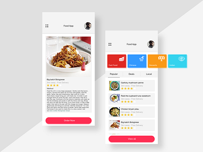 Phone App UI Concept