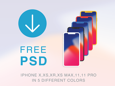 Free Iphone X, XS, XS Max, 11, 11 Pro PSD Mockup free psd freebie psd iphone mockup template iphone x mockup psd mockup