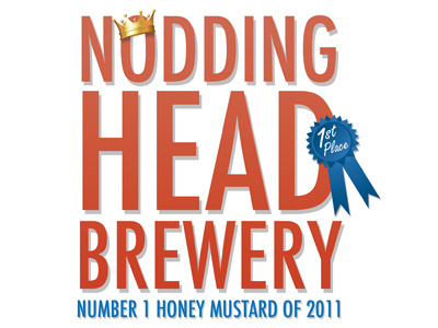 HMR 3d nodding head brewery typography winner