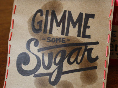 Gimme Some Sugar cookies hand lettering letters sharpee valentine
