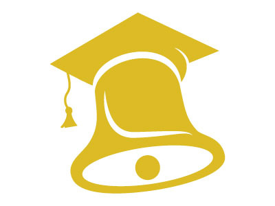 Afterschool Program Logo bell grad cap logo