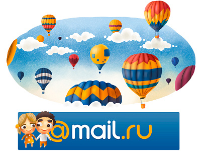 Mail.ru 1st June illustration