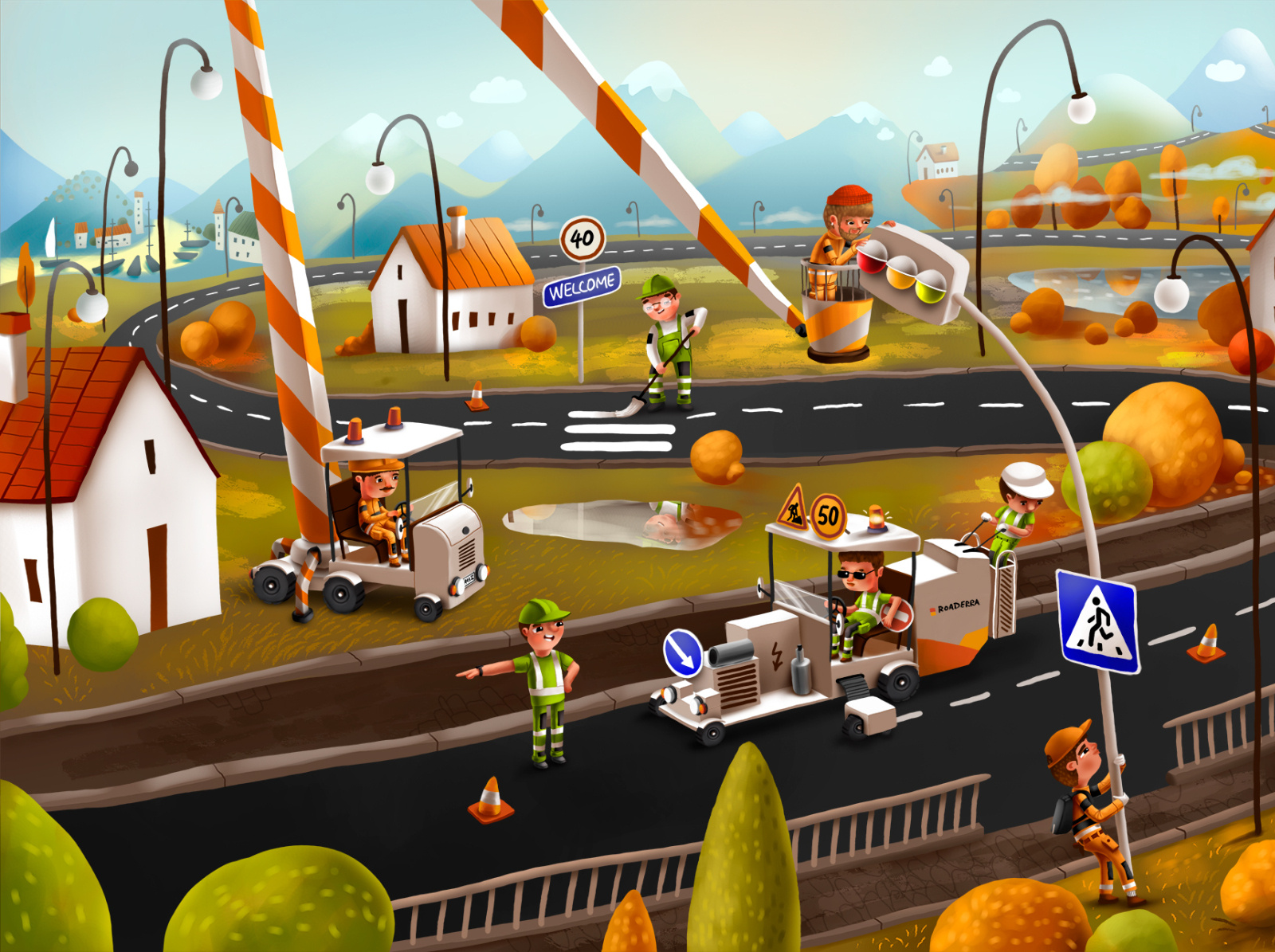 Roadworks by Fil Dunsky on Dribbble