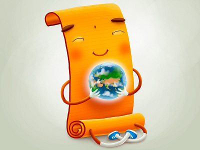 Mascot for International Yoga Day aol art of living asana love mat meditation peace pranayama union world yoga yogamat