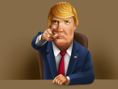 Donald Trump 2 cg character character design game illustration sketch trump