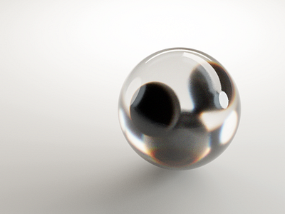 Glass Sphere 3d abstract blender blender3d design illustration