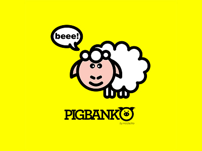 Pigbanko Beee design vector