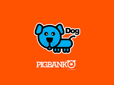 Pigbanko Dog design vector