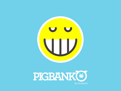 Pigbanko Face design vector