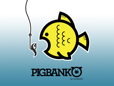 Pigbanko Fish design vector