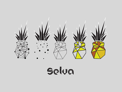 Selva Piña design vector