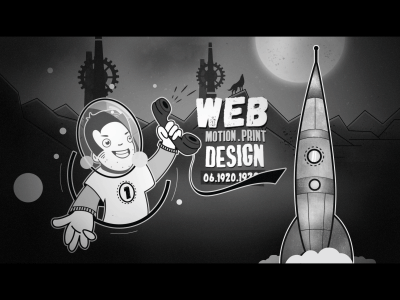 Retro Rocket animation illustration motiondesign retro retrofutur rocket tutorial vector vintage