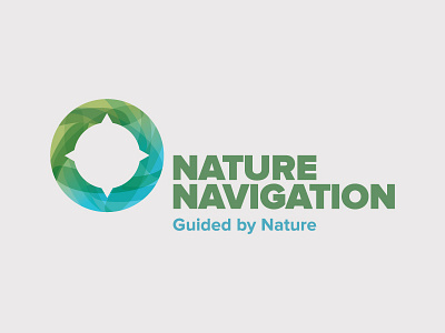 Nature Navigation Logo compass illustrator logo