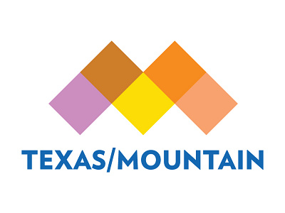 Texas/Mountain branding logo m texas typography
